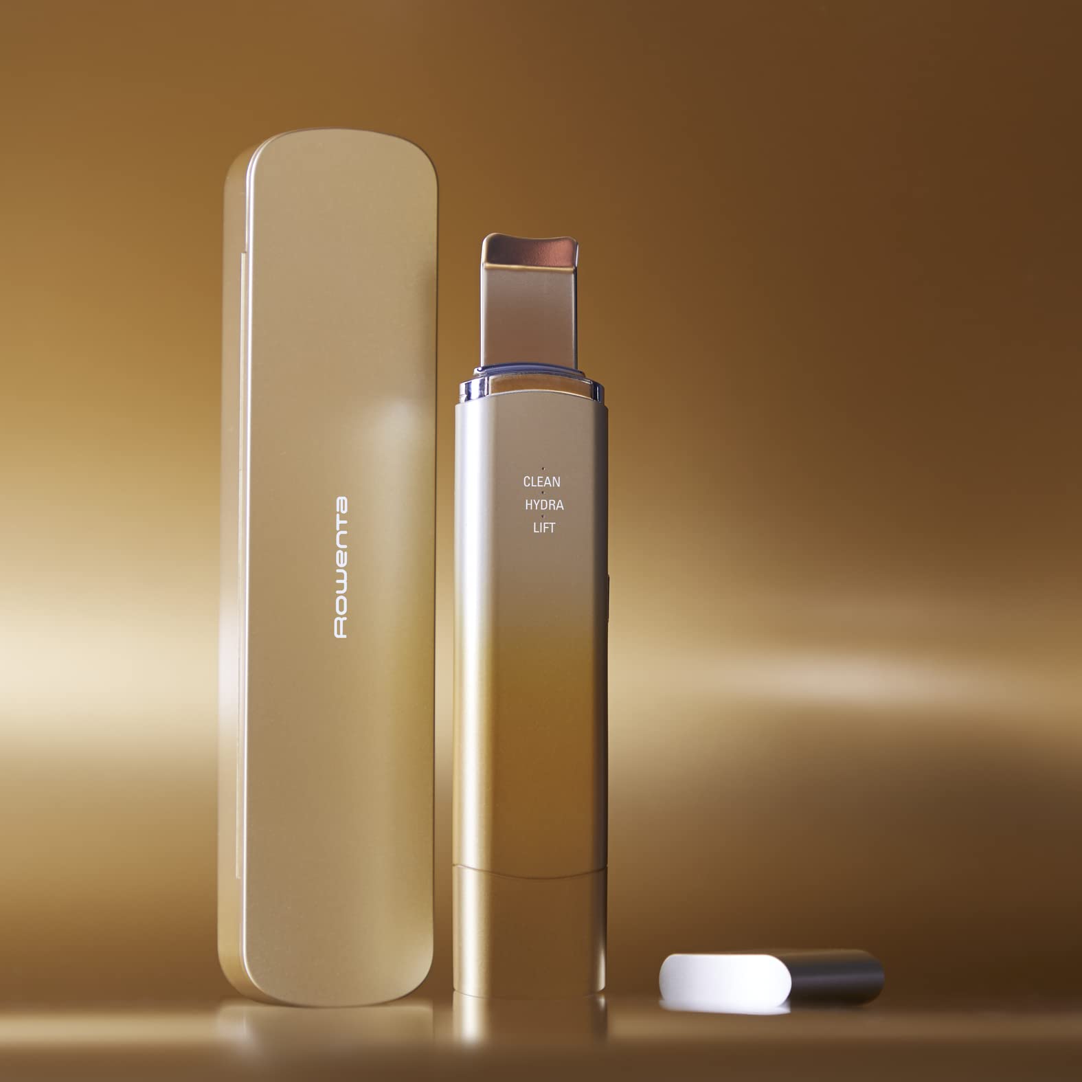Rowenta Skin-Sonic Purifiant visage, Technologie ultrasons 3 fonctions, Nettoie, Hydrate, Lifte, Libère la peau des impuretés, Unifie le teint, Nettoie en profondeur LV8030F0