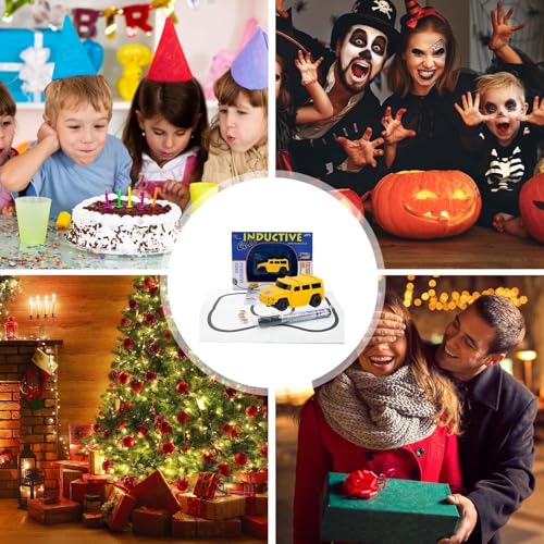 Mini juguete de coche inductivo ideal como regalo educativo para niños y niñas 4