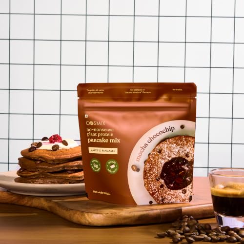 Image of Cosmix No-Nonsense Protein Pancake Sachet | Mocha Choco Chip 40g