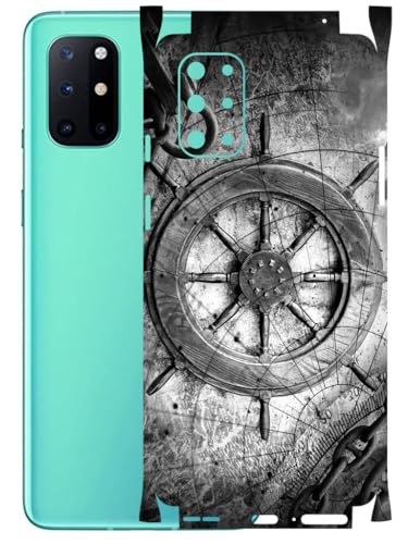 Image of AtOdds - Full Body Back Screen Guard Protector Film - Lamination Wrap Skin Sticker Compatible with ONEPLUS 8T | Scratchproof Matte Finish (Voyage)