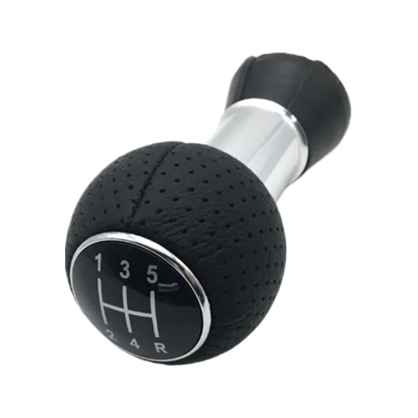 Jsyalmslw 12345R Knob For A4 8E B6 B7 2000-2008 Shift Knob Black Style