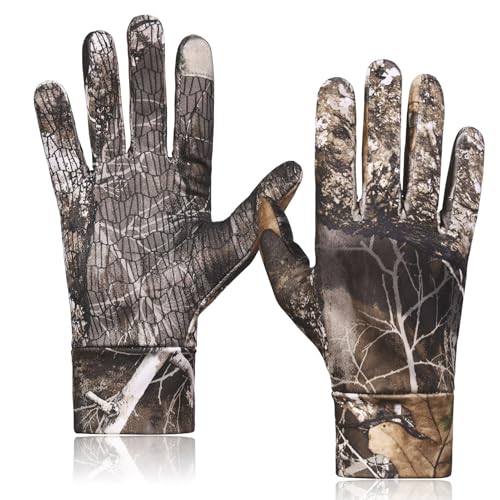 EAmber Camouflage Touch Screen Hunting Gloves