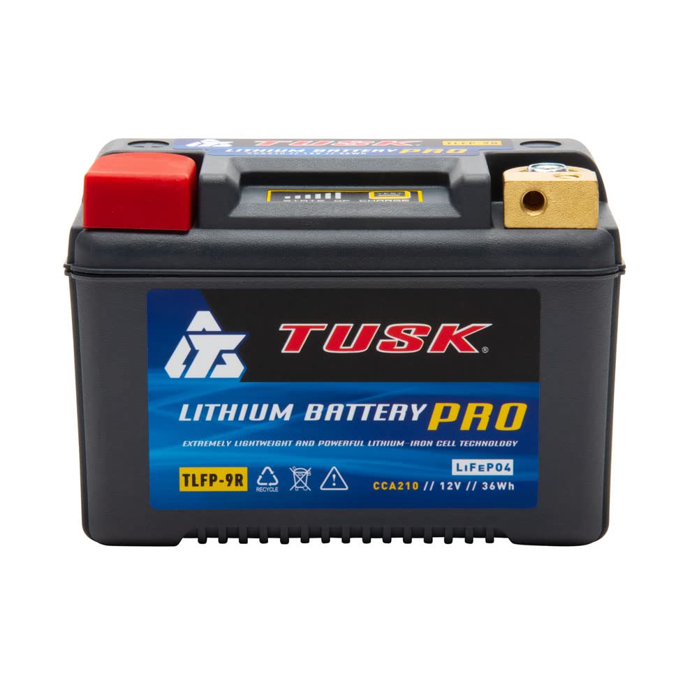 Amazon.com: TUSK Lithium Pro Battery TLFP-9R for Kawasaki