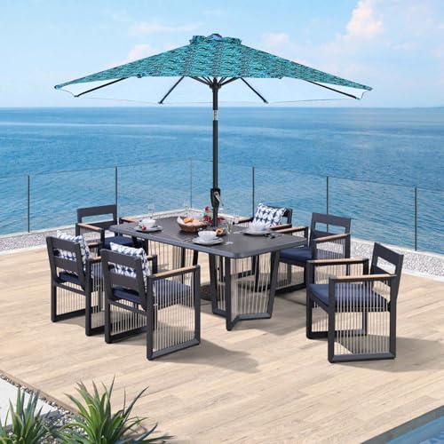 Image of ABCCANOPY 9FT Patio Umbrella Outdoor 8 Ribs Table Umbrella(Grass Green)