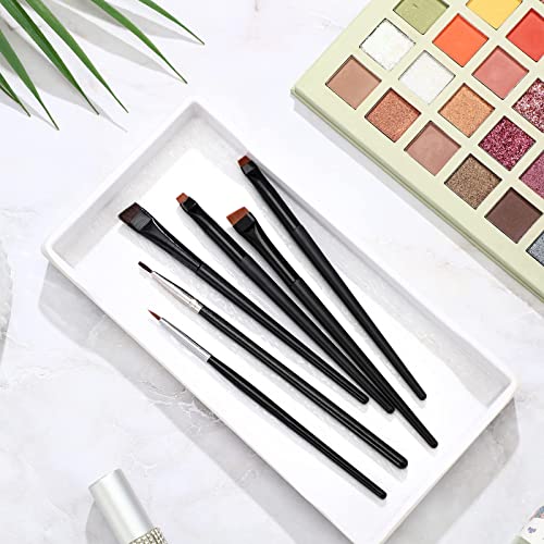 30 Pcs Eyeliner Brush Gel Liner Brush Set Angled Eyeliner Brush Fine Flat Slanted Eye Brushes Define Eyebrow Brushes Thin Eye Liner Makeup Brushes Eye Pencil Brush For Detailed Precision Eyeliner #TOP6