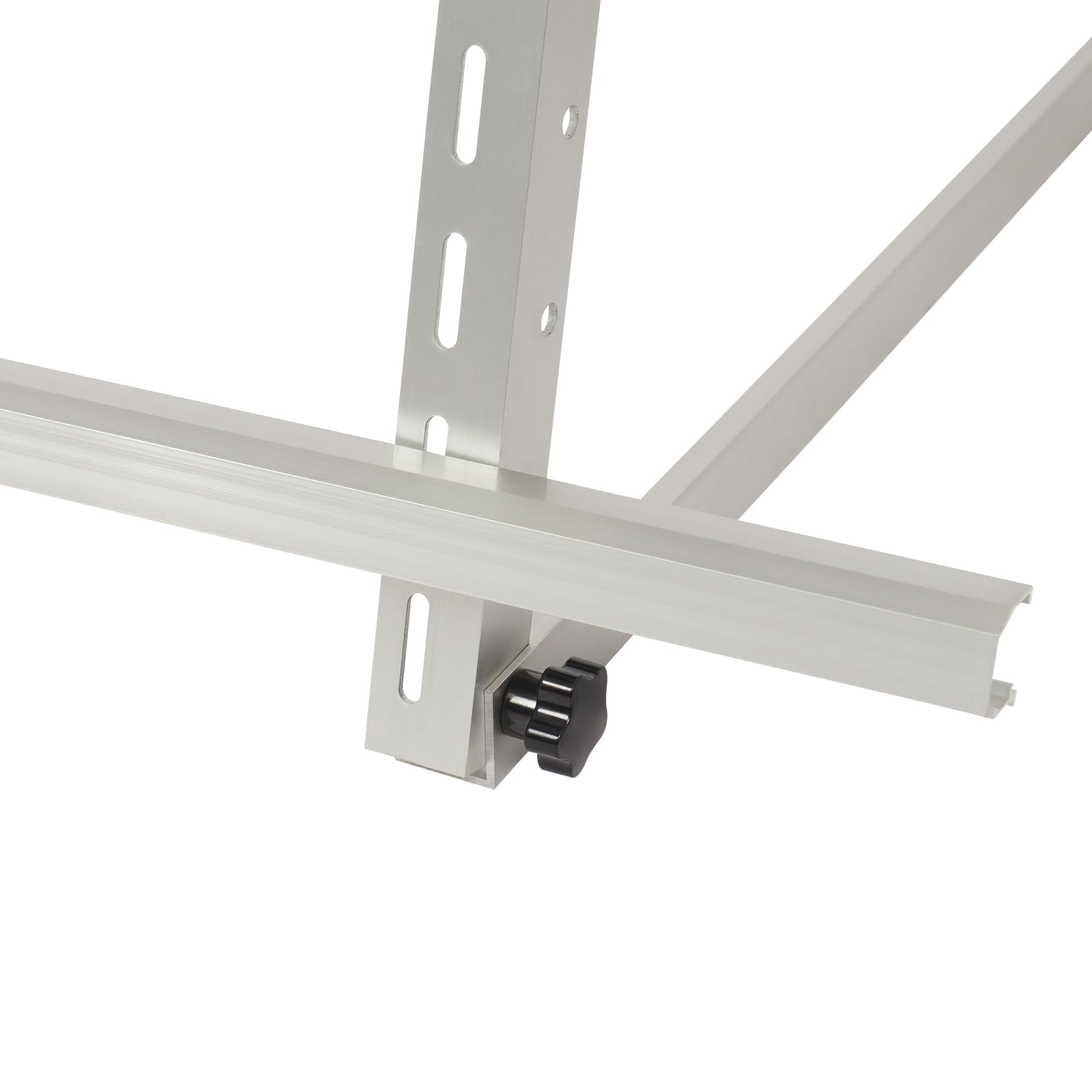 Supporto per pannello solare, supporto per centrali elettriche da balcone, angolo di 10-30°, con gancio, portata 50 kg, supporto regolabile, adatto per balconi, pavimenti, tetti