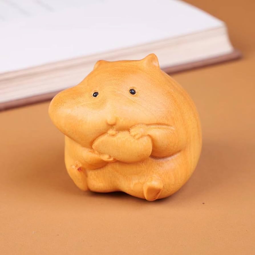 Amazon.co.jp: 木製 手作り 動物 置物 F オブジェ 彫像 リビング