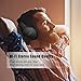 KVIDIO Active Noise Cancelling Headphones, 80 Hours Playtime Bluetooth Headphones with Microphone, Wireless Headset with Deep Bass, Hi-Fi Stereo Sound for Commute Travel Study Home Office (Black)