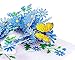 Daisy and Butterfly,WOW Greeting Pop Up 3D Card For All Occasions,Birthday, Love, Christmas, Mother's Day, Good Luck, Congrats, Get Well,Handcrafted With Love,Proud USA Brand (Style 1)