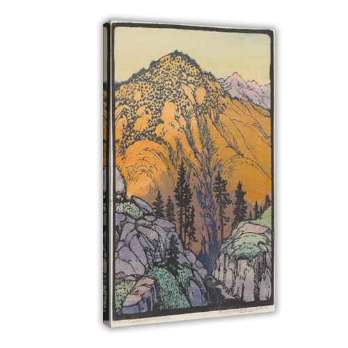 Toile paysage californien Frances H. Gearhart de haute qualité 61x91