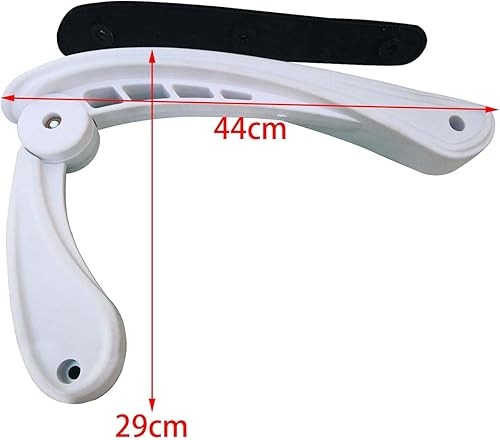 Miniatura 2 de Reposabrazos para silla de oficina, accesorio ligero, repuesto para reposabrazos de enlace delicado para silla de juegos, estilo A