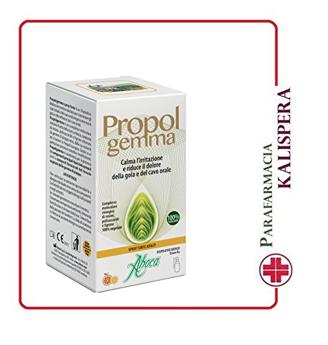 2 ABOCA PROPOLGEMMA SPRAY FORTE ADULTI 30 ML PROTEGGE LA MUCOSA E CALMA L'IRRITAZIONE