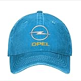 WENINETIES Autobaseballcap für Opel Frontera Electric 2024 2025, Verstellbare Sonnenhut mit Logo, Atmungsaktiv für Auto-Fans, Garage, Rennen, Geschenk für Autoliebhaber,Blue