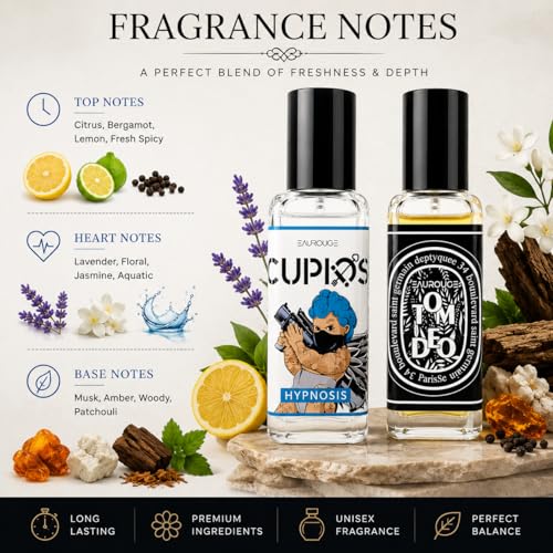 Image of EAUROUGE Cupid Hypnosis & Tam Dao Perfume Unisex 2x20ml | EDP