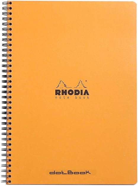 Quaderno Rhodia Reverse Book - 21x21 Cm, Carta Clairefontaine 80g/m², Puntinato, 160 Pagine Staccabili - Foto 10