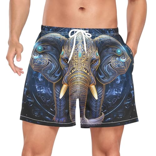 Short de bain respirant anti-irritation homme, maillot éléphant de Thaïlande étanche