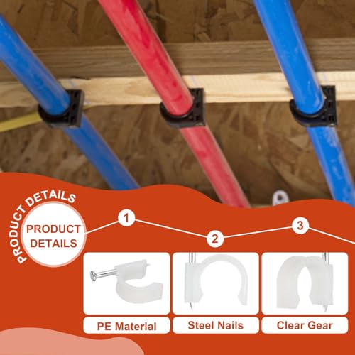 Fixation tuyau PEX au mur : fixez vos circuits de chauffage en bois