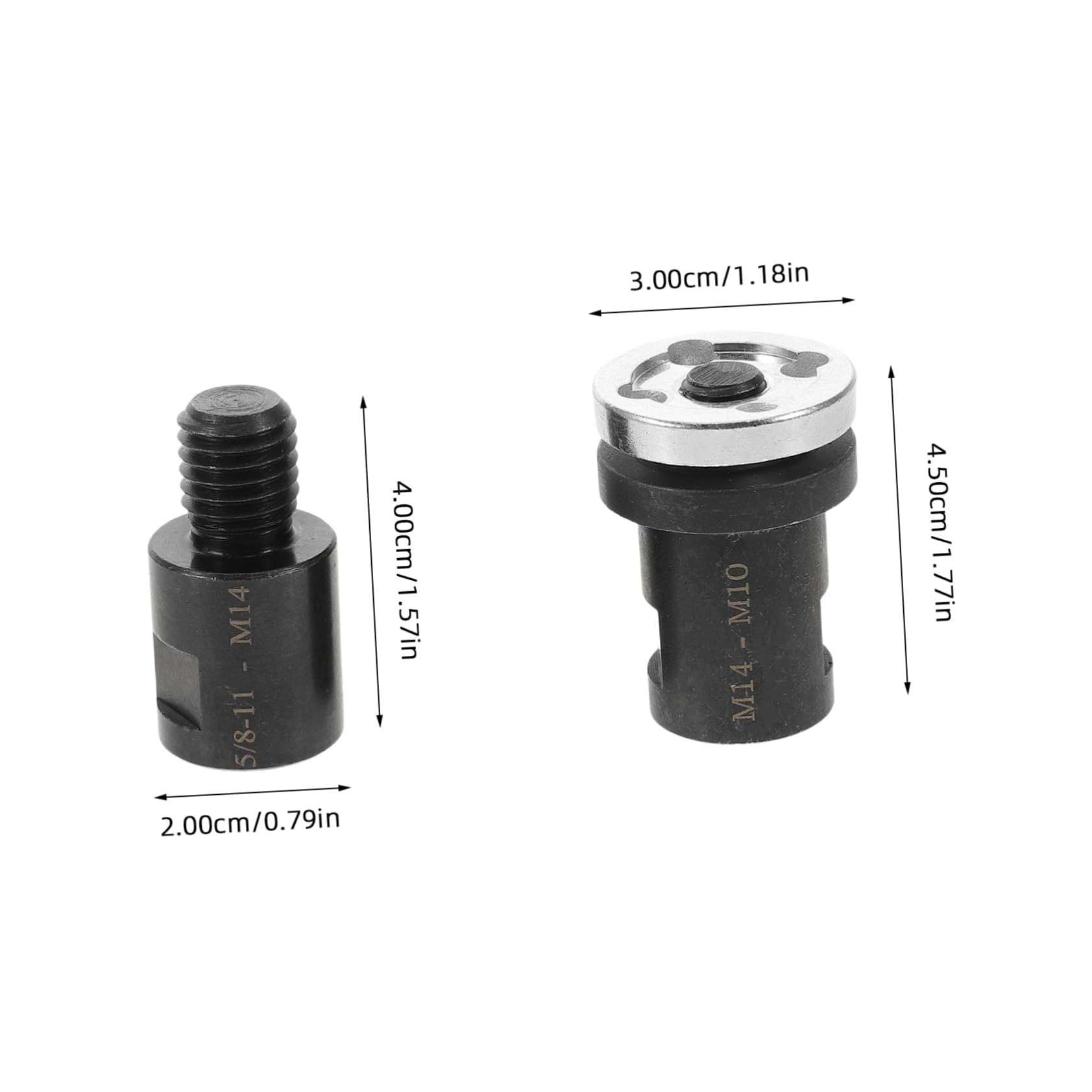HOMOCONO 2pcs Angle Grinder Adapter Converter Durable Core Drill Bit Adapter for Efficient Accessory Changes Compatible with Various Angle Grinder Attachments for Construction and Renovation Projects