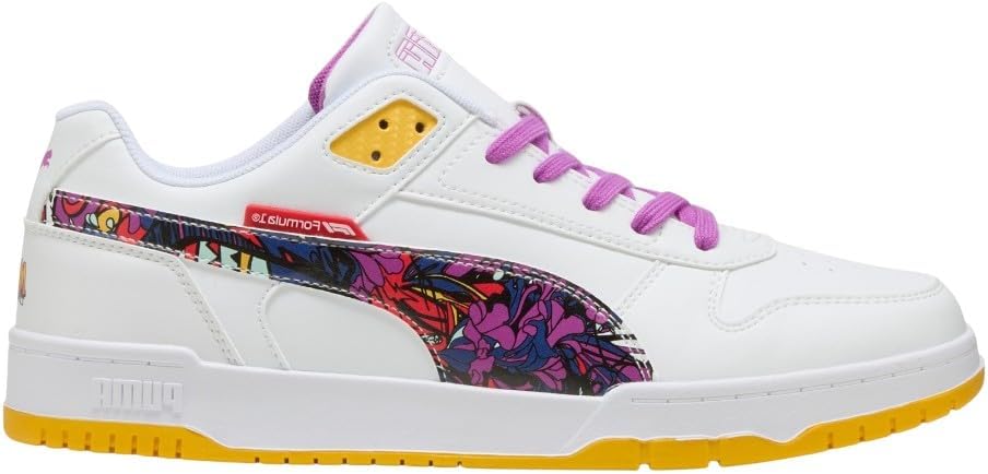 PUMA Mens F1 Mexico Rebound Game Low Lace Up Sneakers Shoes Casual - White