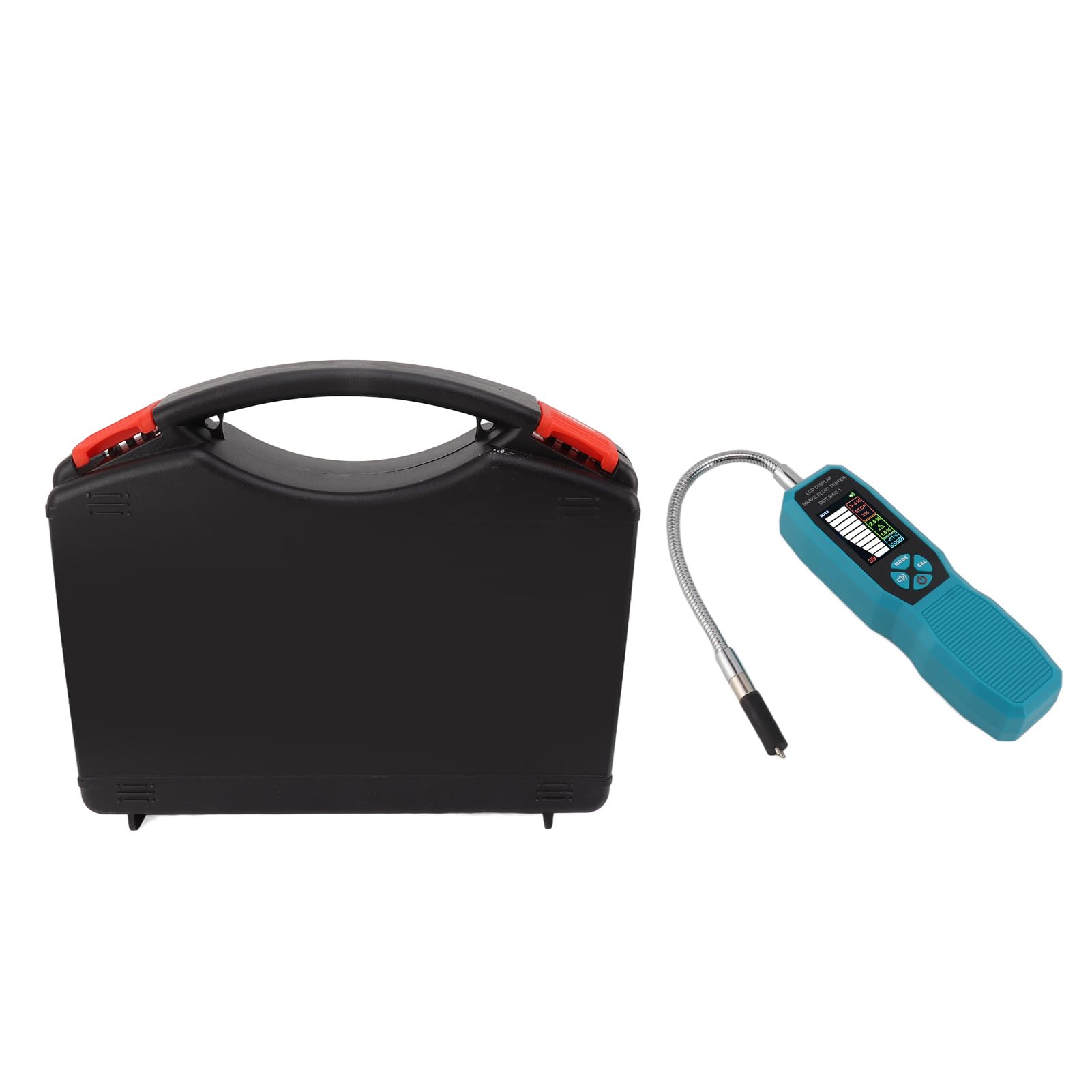 Tester per Liquido Freni con Schermo LCD & Allarme – Analizzatore per Olio Idraulico DOT3, DOT4, DOT5.1
