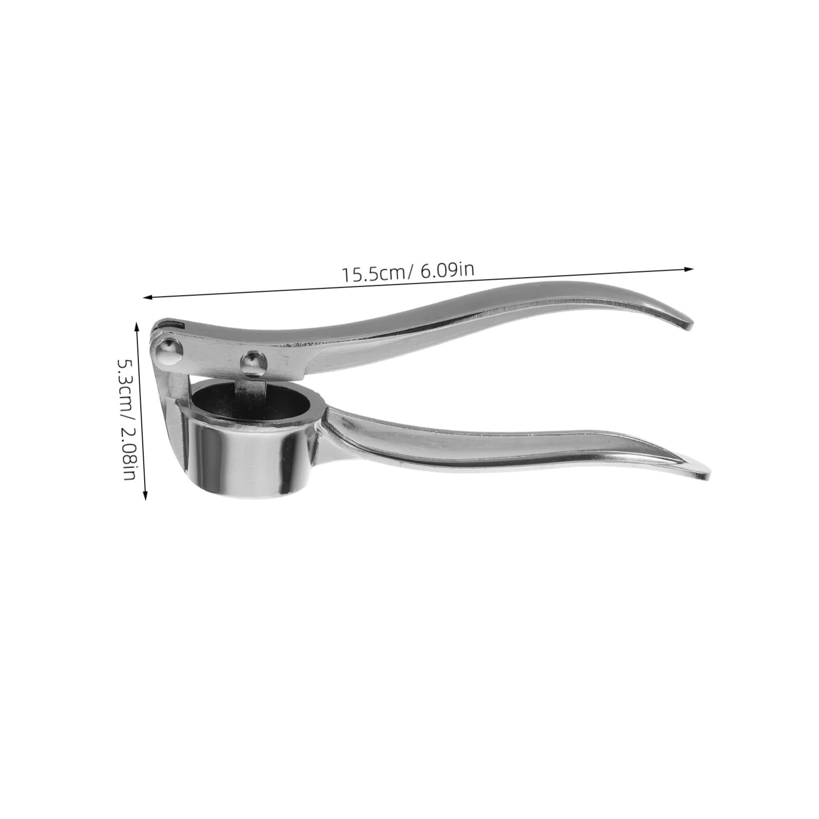 INOOMP Garlic Mincer Chopper Manual Garlic Crusher Tool for Quick Paste Compact Kitchen Gadget for Home and Outdoor Use Safe Design Easy Maintenance Portable