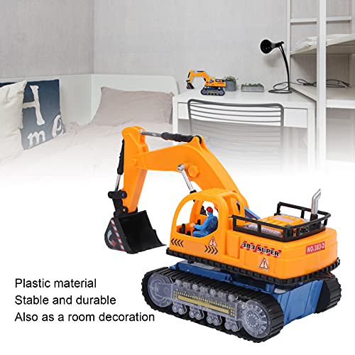 Brinquedo escavadeira para crianças, escavadeira de plástico para crianças brinquedo escavadeira elé