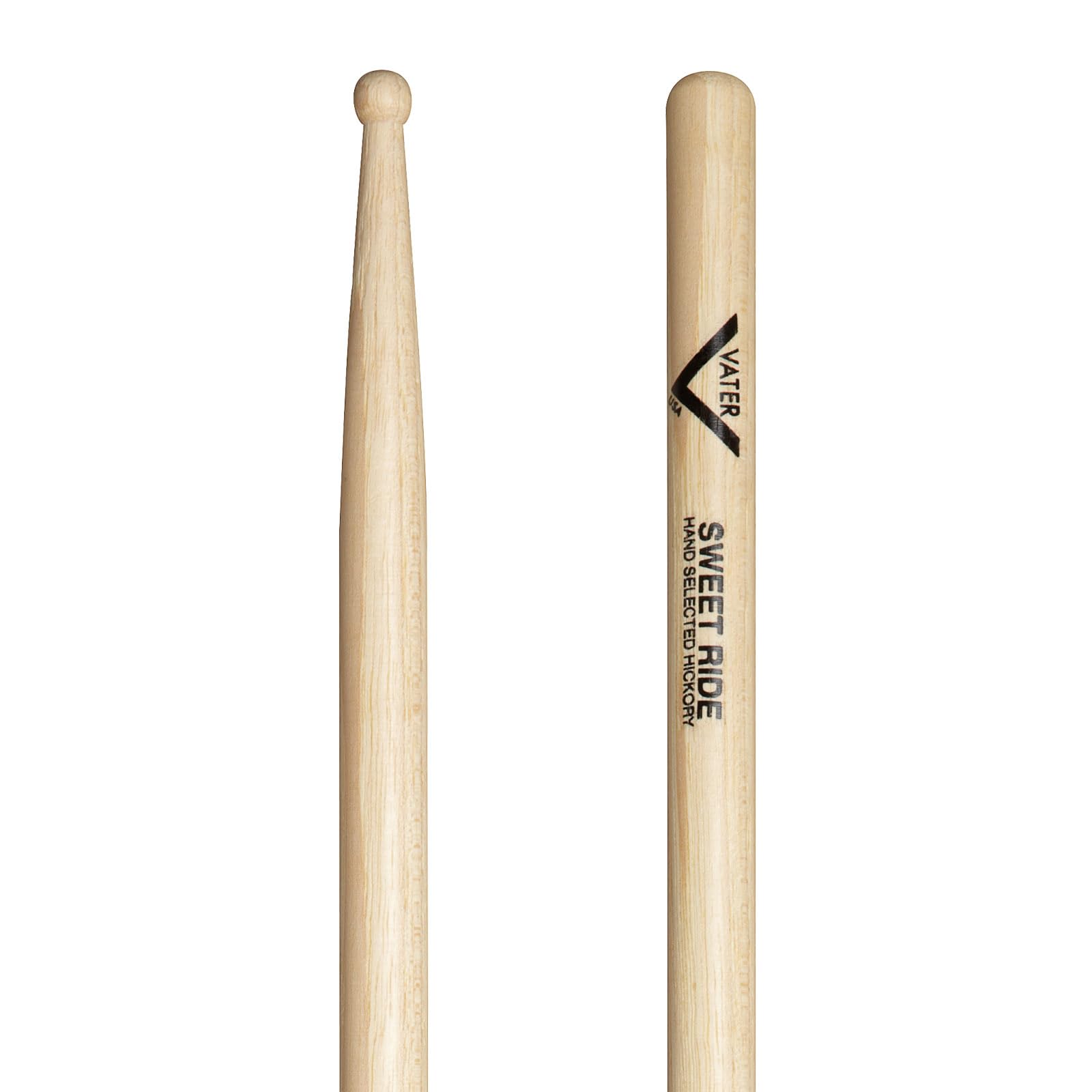 Bacchette Vater VHSRW - Sweet Ride Serie di American Hickory - Punta in legno sferico - Confezione da 3 paia