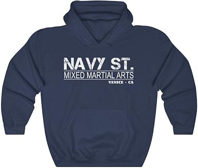 Sudadera con capucha de color azul marino con manga corta. - Koala Bay