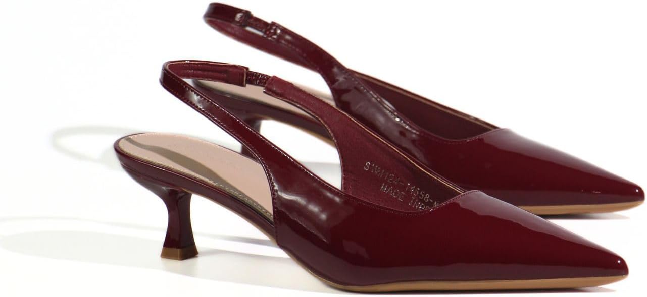 SD Felano Women’s Kitten Heels – Premium Quality High Heels Pumps for Women, Comfortable Slip-On Dress Shoes with Cushioned Insole, Stylish Low Heels for Weddings, and Casual Wear