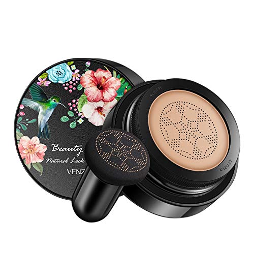 Mushroom Head Air Cushion CC Cream Moisturizing Foundation Air-permeable Natural Brightening Makeup BB Cream Korean Makeup (natural color)