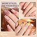 Beetles Nude Gel Nail Polish Set - 6 Colors Neutral Nude Jelly Gel Nail Polish Kit Sheer Transparent Effect Soak Off UV DIY Dusky Mocha French Nail Art Manicure Gifts for Women