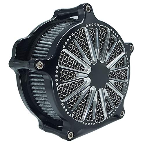 Harley Air Filter Domino Motorcycle Intake Cnc Cut Cleaner Venturi Kit Chrome For Sportster Xl 883 Xl 1200 2007-2018 Fitment - A (Gray) #TOP3