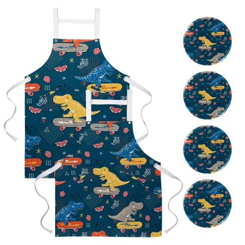 Tablier de serveuse lot de 2 cuisine restaurant bistrot et bar avec broches
