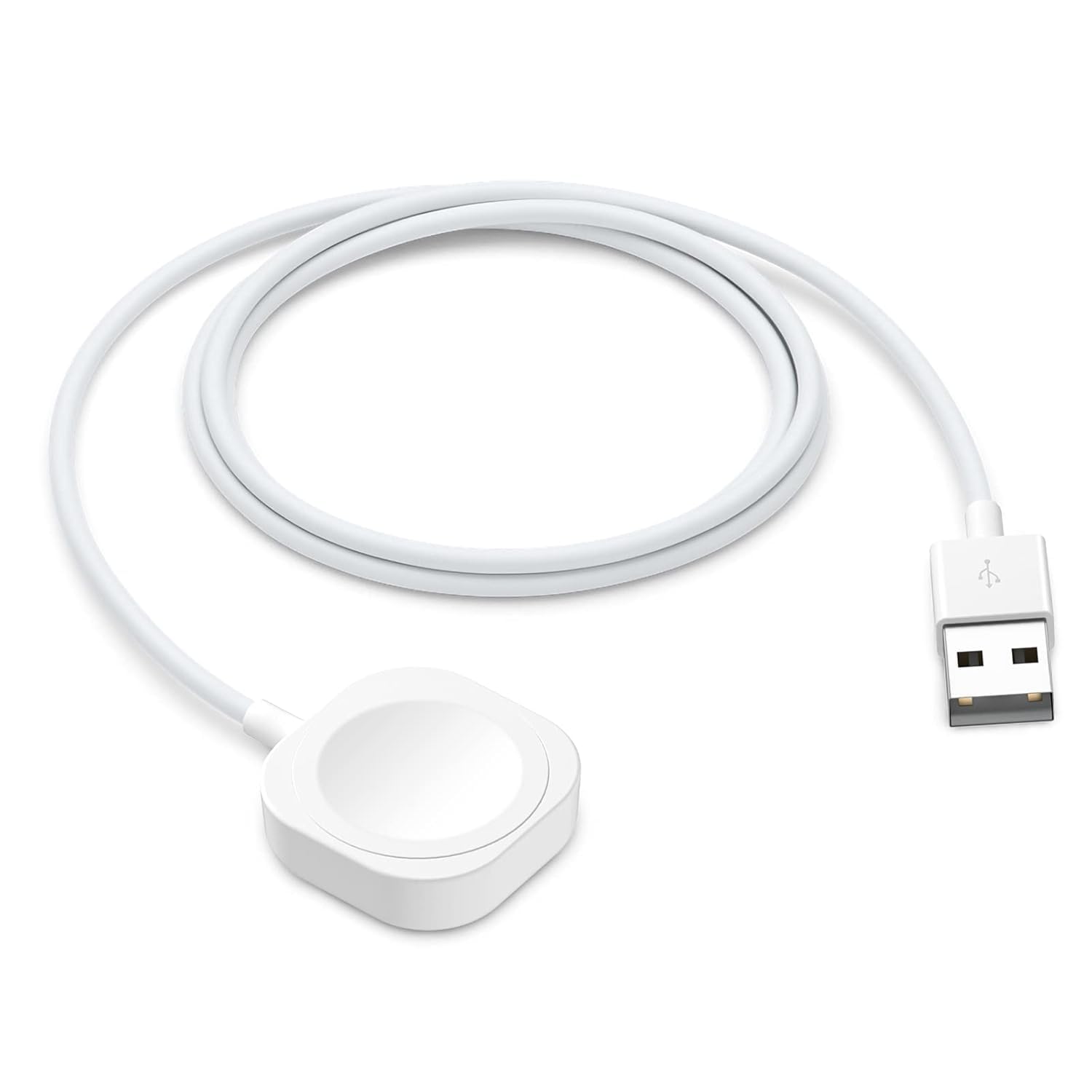 SYSTENE Magnetic Watch USB Charger Cable Compatible with iOS Watch Charger, 3.3ft Fast Charging Cable for Watch Series Ultra 9 8 7 6 5 4 3 2 SE/2, Wireless Magnetic Charging Cord (3.3ft/1m)- White (B0DF33YJRQ) Amazon Price History, Amazon Price Tracker