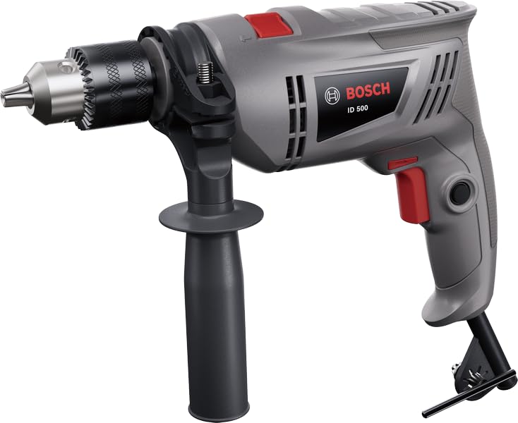 Image of Bosch Professional STANDARD LINE ID 500 Impact Drill, 500W, 10mm Chuck, 3000 RPM, 1.7kg| 6 Months Warranty