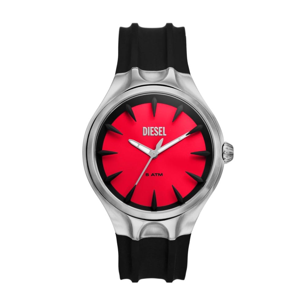Diesel Silicone Analog Red Dial Men Watch-Dz2202, Black Band (B07T1X93XH) Amazon Price History, Amazon Price Tracker