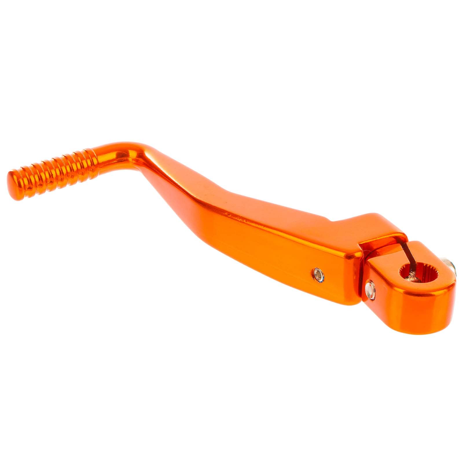 Enduro Sport/Tuning SET Kickstarterhebel + Fußschalthebel klappbar (mit Haltekugel+Feder, Federspannung einstellbar), Farbe orange