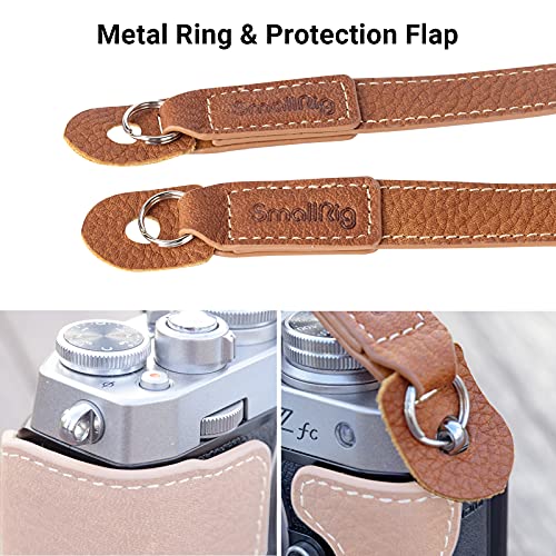 SMALLRIG Leder Kameragurt, Vintage Braun Echtleder Nacken Schulter Camera Strap für Canon, für Nikon, für Pentax, für Sony, für Fujifilm und für Digitalkamera - 3485 – Bild 7