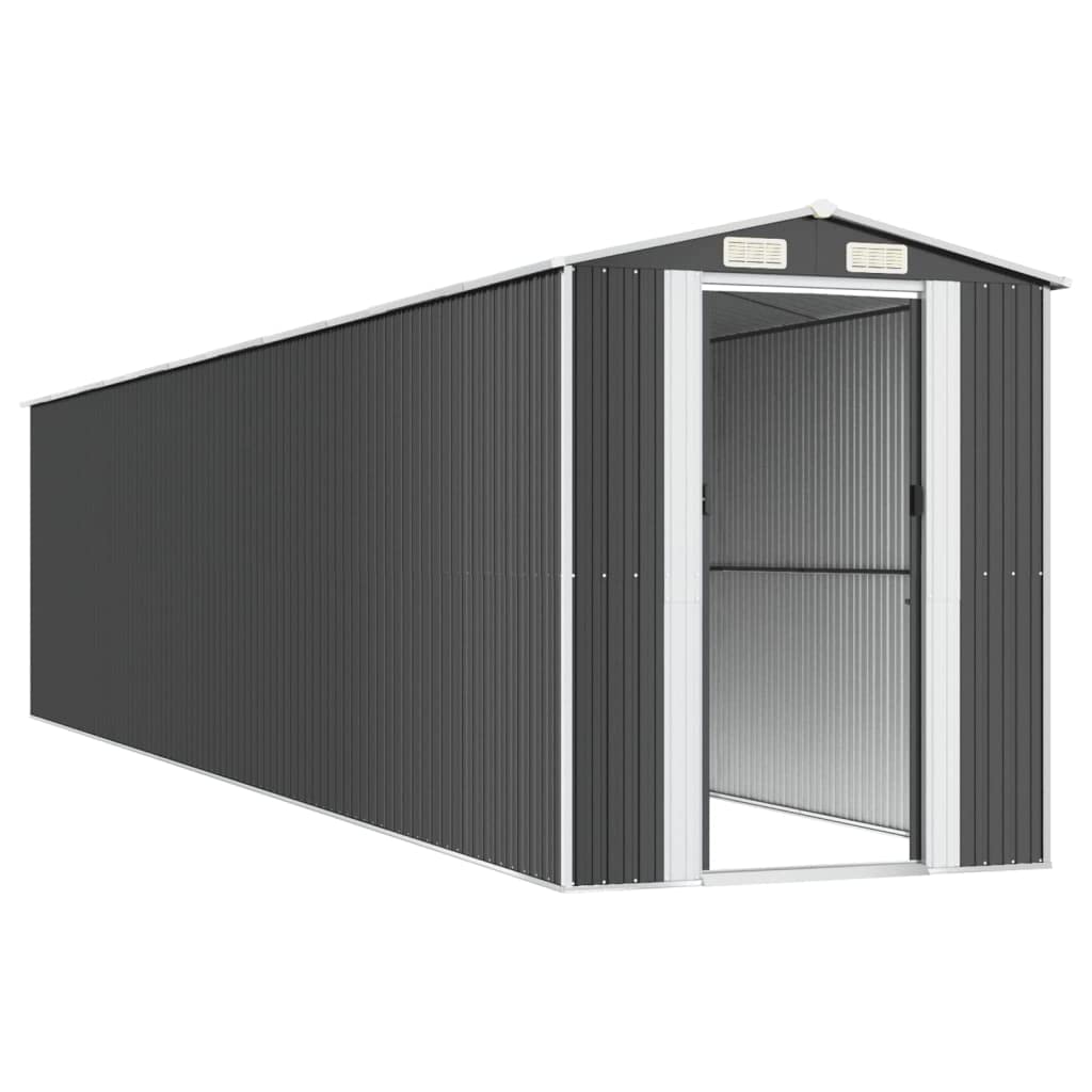 Générique Abri de Jardin Anthracite 192x938x223 cm Acier galvanisé,Maison & Jardin,Pelouses & Jardins,Vie en extérieur,Structures extérieures,Cabanes & abris de Jardin,3147458