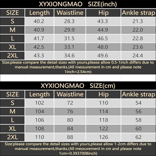 XYXIONGMAO Men's Black Loose Streetwear Overalls Drawstring Elastic Waist Multi-Pocket Sweatpants Cargo Pants for Men2