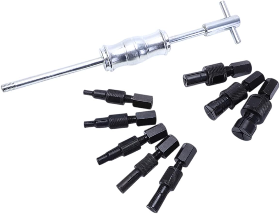 9pcs Efficient Inner Hole Puller Removal Tool Inner Bearing Puller Auto Maintenance