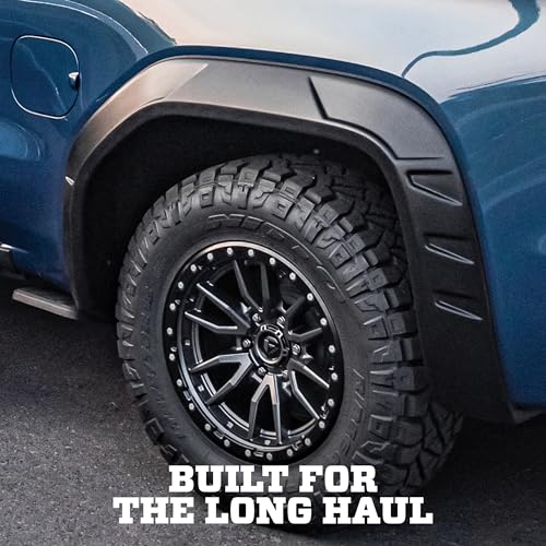 Image of Husky Liners Fender Flares DRT Style | Fits 2019-2026 Dodge Ram 2500 /3500 | Front & Rear, 4-pc Black - 2805938
