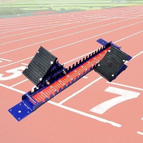 Track Field Starting Block - Iron Construction, Strong Grip for Professional Competitions, Multi-Functional Design