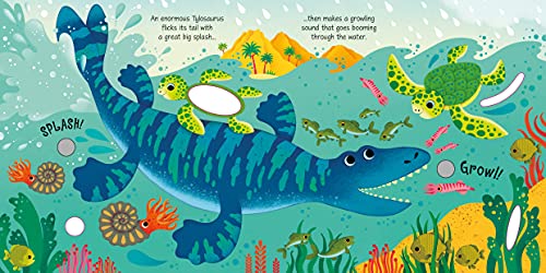 Dinosaur Sounds: Discover the Sounds of Dinosaurs with Fun Noises and Charming Illustrations for Little Explorers (Sound Books) - Image 4