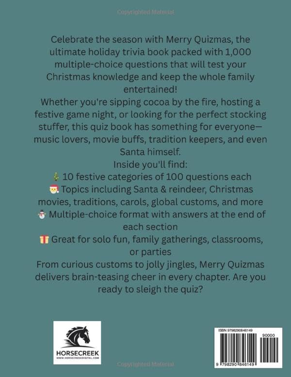 Merry Quizmas: 1,000 Christmas Trivia Questions image 3