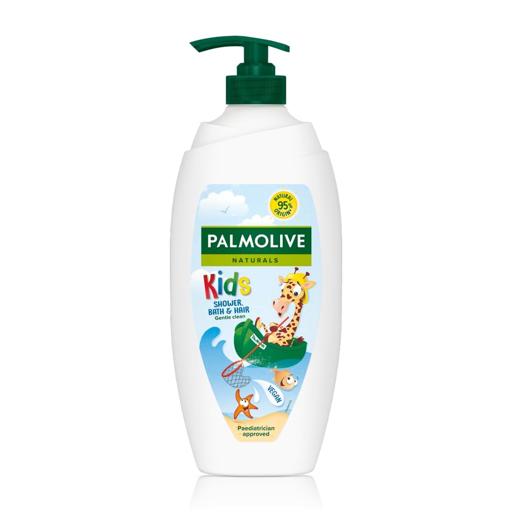 Palmolive Naturals Kids Shower and Bubble Bath Foam Pump