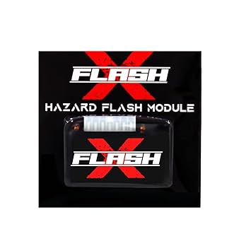 Aow Bikes Flash X Hazard Module, Plug N Play Blinker/Flasher (60 Pattern) for Suzukii Gixxer 150