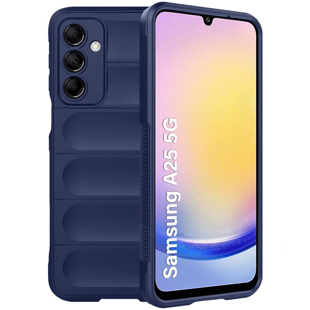 TheGiftKart Liquid Silicon Back Cover Case for Samsung Galaxy A25 5G | Shockproof Military Grade Protection | Micro-Fibre Cloth On Inner Side | Built-in Anti-Slip Grip Samsung A25 Cover (TPU, Blue) (B0CR16M4P7) Amazon Price History, Amazon Price Tracker