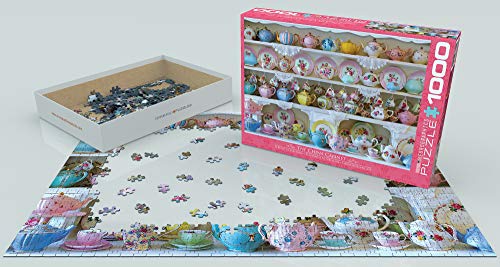 EuroGraphics- Tea Hutch Puzzle, Multicolore