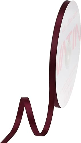 VATIN - Listón de satén de poliéster de dos vistas